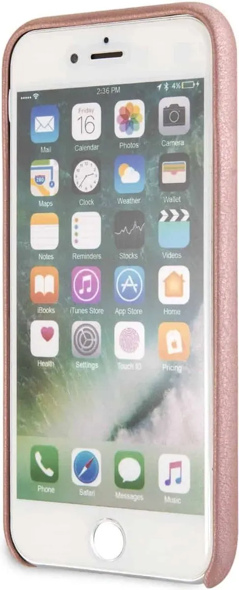 Guess iPhone Backcase S212-4 - Effen Rose Goud - afbeelding 6 van 6