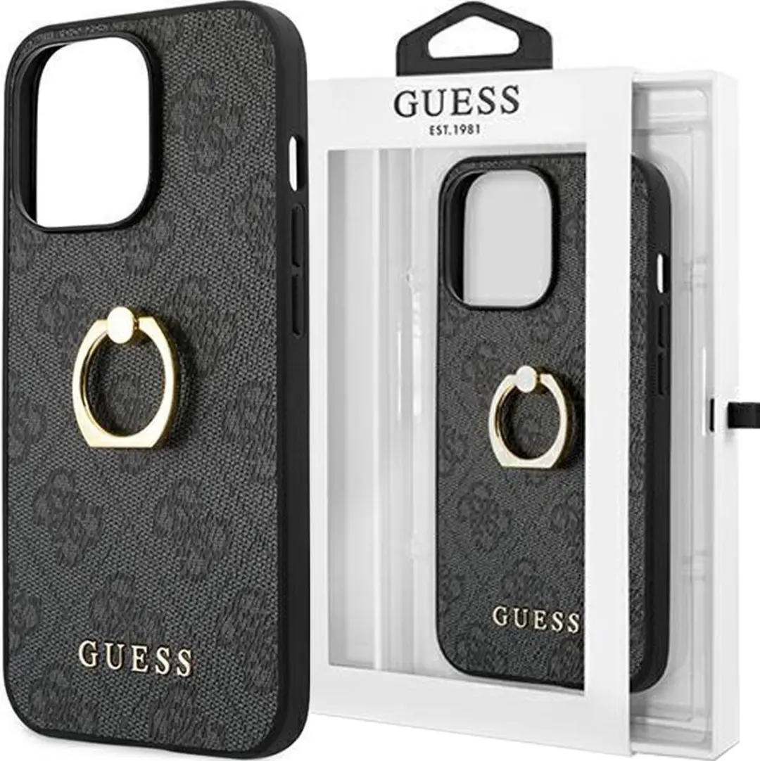Guess iPhone 13 Pro Hoesje - Grijs - MagSafe