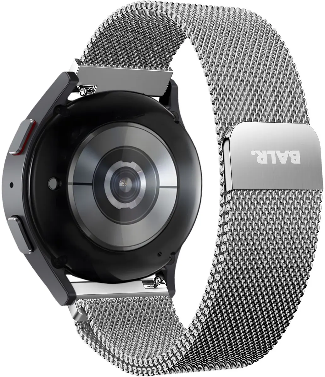 BALR 22mm Milanese Horlogeband - Zilver