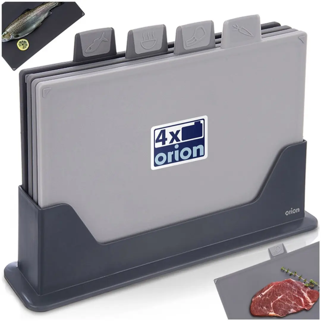 Orion Snijplankenset 4-delig - Grijs