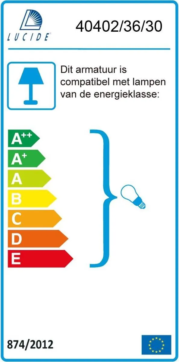 Lucide Saxen Hanglamp Ø36cm - E27 - Zwart