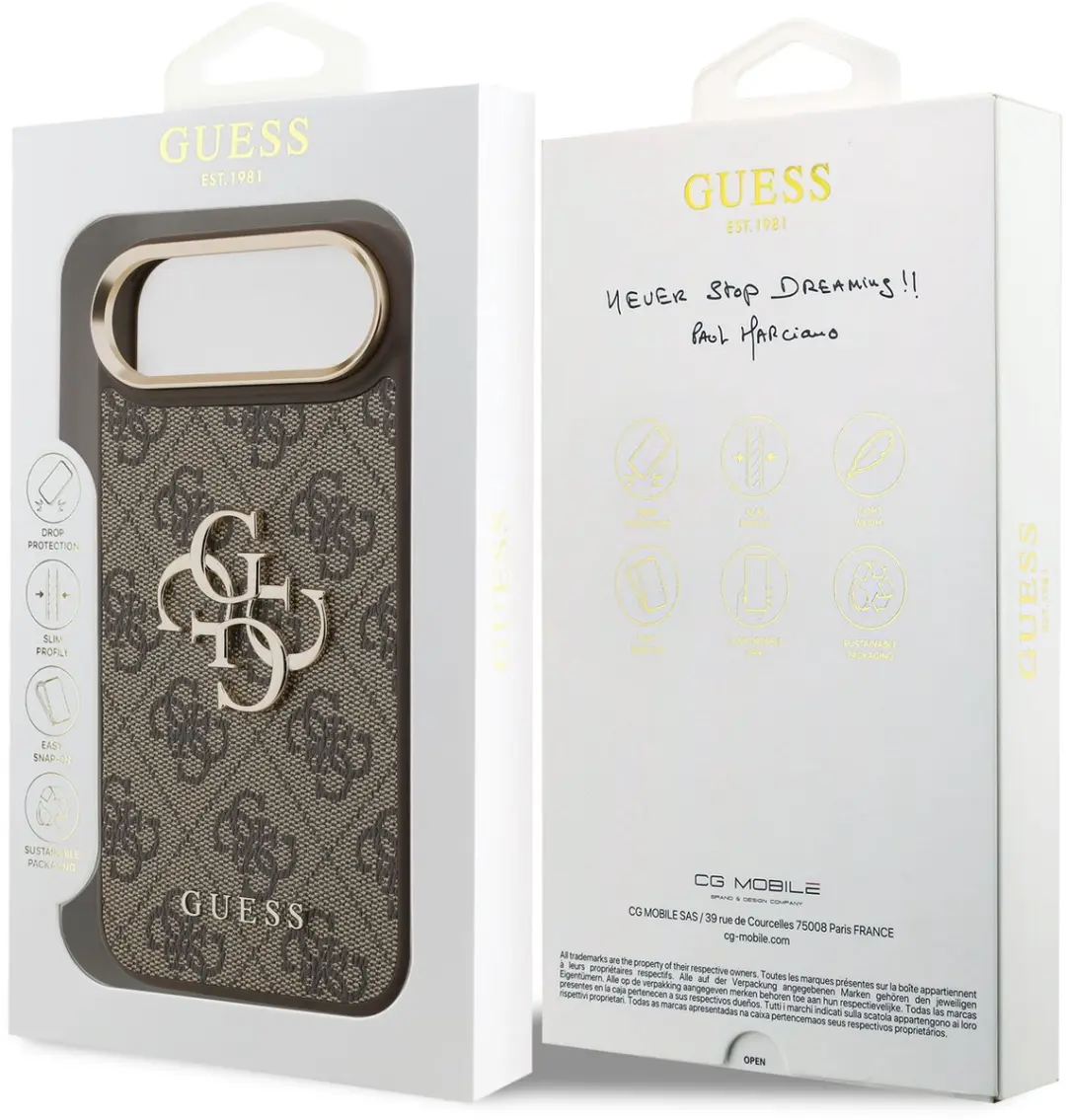 GUESS iPhone 17 Air Back Cover - Bruin - TPU - 13789
