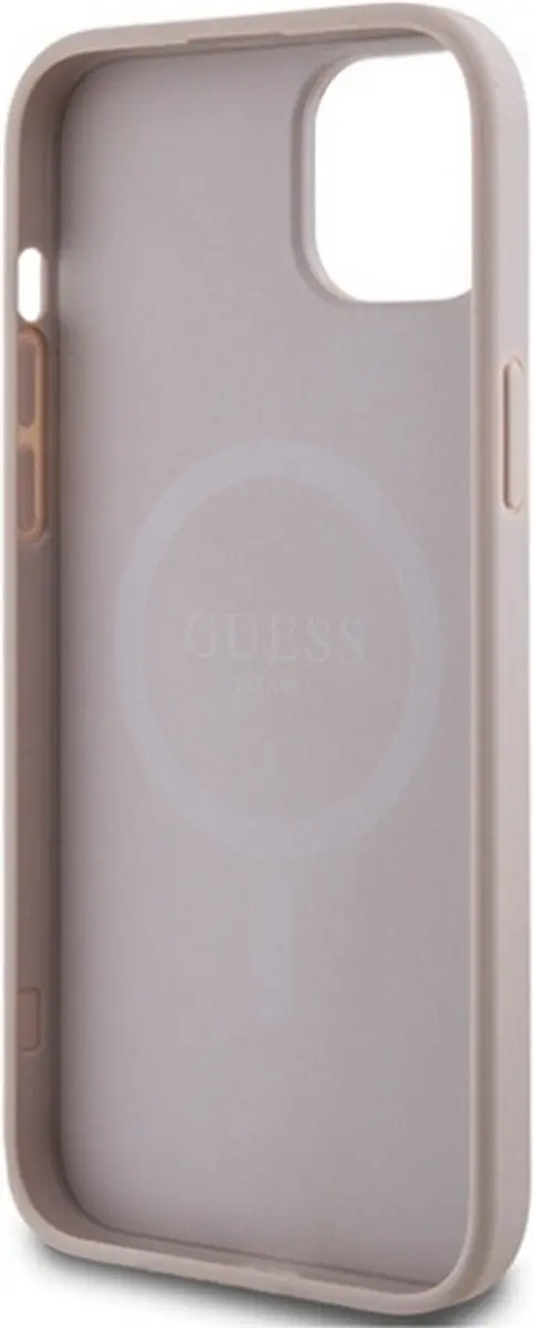 GUESS 4G Back Case MagSafe iPhone 14 - Roze