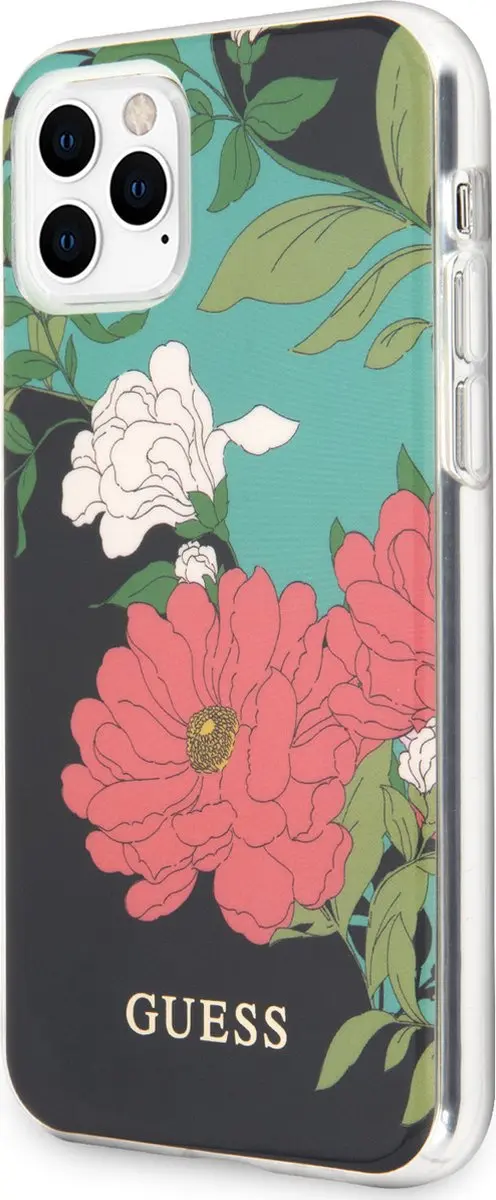 GUESS Shiny Flower Back Case - iPhone 11 Pro Max - S212-2 - Multicolour