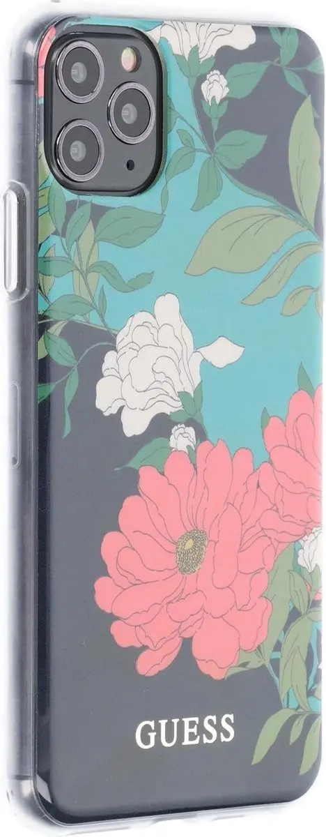 GUESS Shiny Flower Back Case
