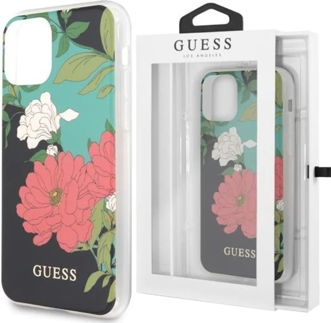 GUESS Shiny Flower Back Case - iPhone 11 Pro Max - S212-2 - Multicolour