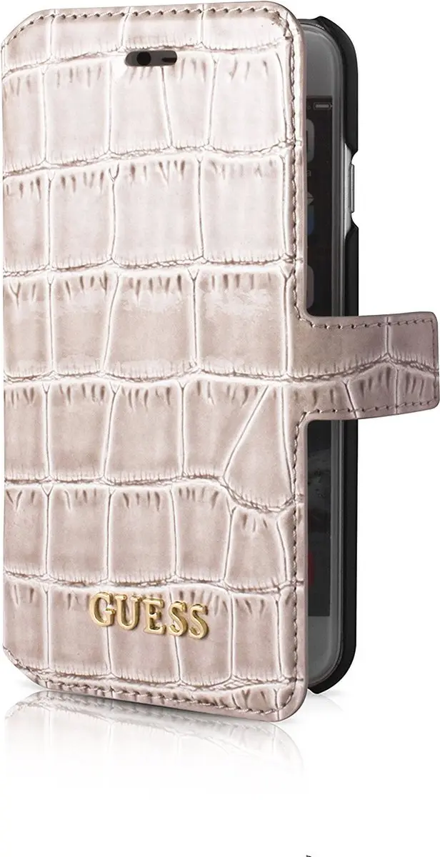 Guess Croco Wallet Book Case 4236 - Beige