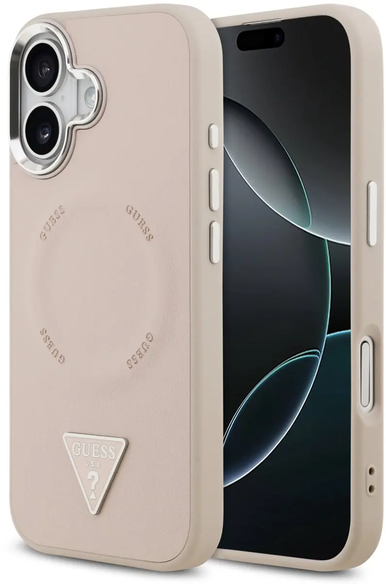 GUESS Triangle Logo iPhone 17 Hoesje MagSafe
