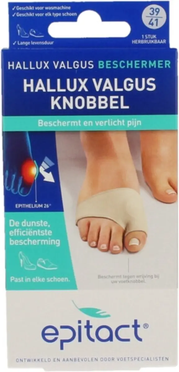 Epitact Hallux Valgus Knobbelbeschermer Maat 39/41