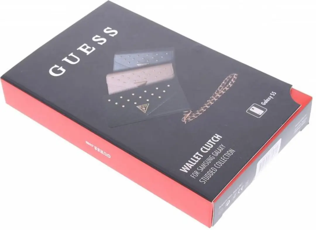 Guess Samsung Galaxy S5 Plus Hoesje - Roze Kunstleer
