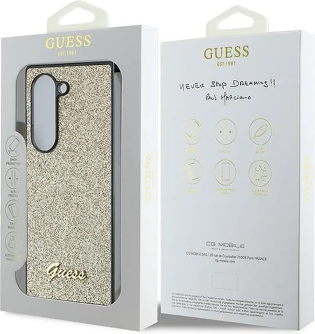 GUESS Beschermhoes Samsung Galaxy Z Fold 6 - Goud - GUHCZFD6HGGSHD - afbeelding 6 van 6