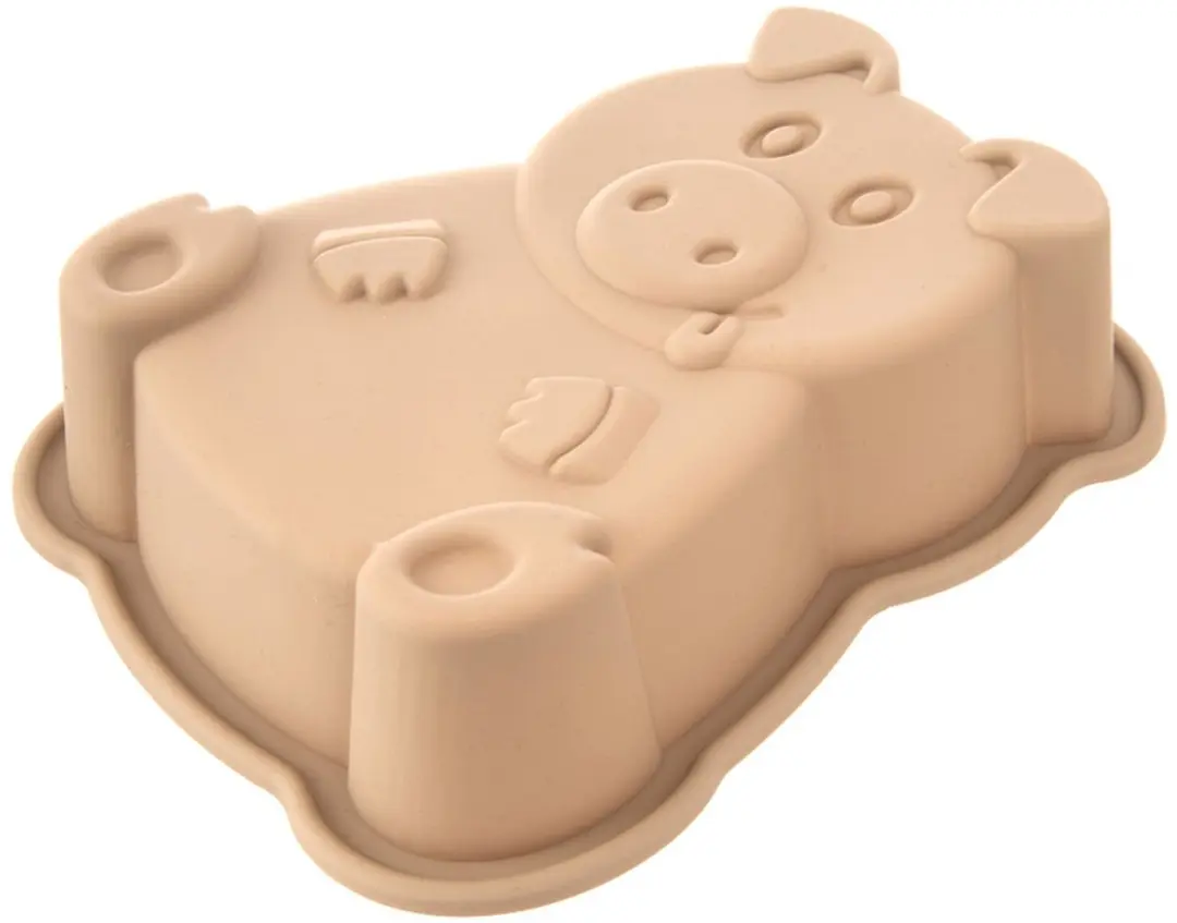 Orion Silicone Varkensvorm 18x14,5x4,5cm - Beige