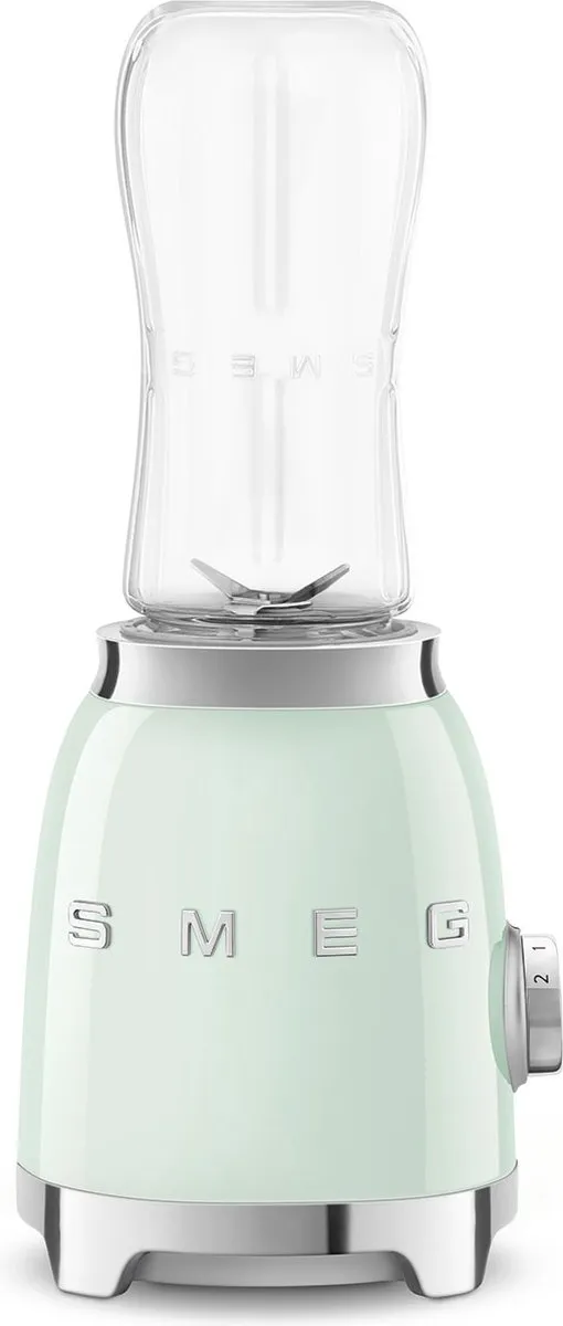 Smeg PBF01PGEU Personal Blender 300W - Watergroen - 2x 600ml