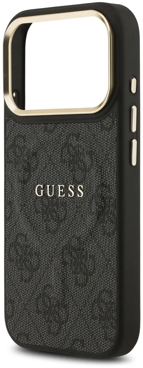 GUESS Back Cover iPhone 17 Pro 14714 - PU Leer - MagSafe - Zwart - afbeelding 6 van 6
