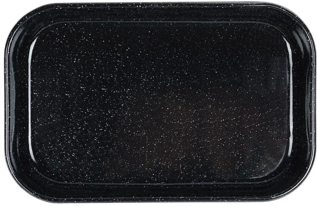 Orion Emaille Ovenschaal 42x27x7cm - 6L - Zwart - afbeelding 2 van 6