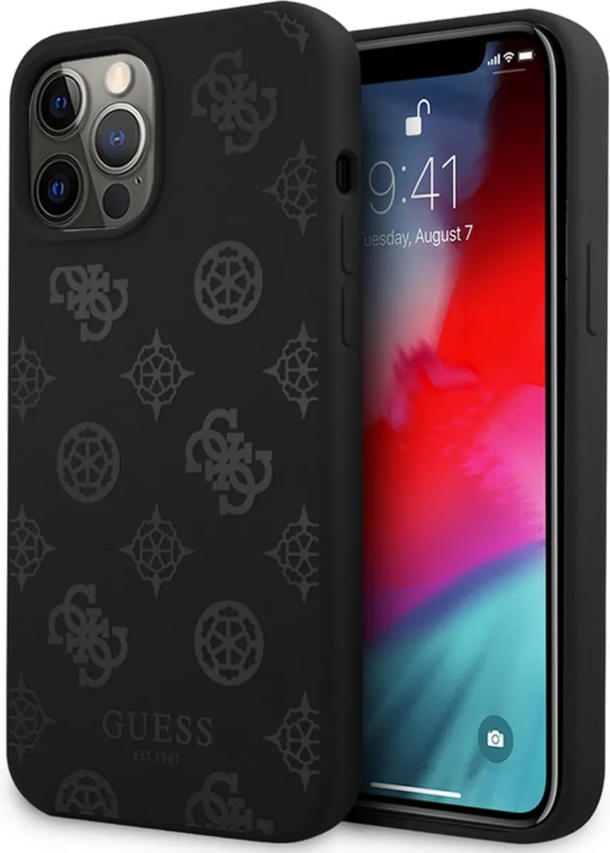 GUESS Peony Silicone Back Case iPhone 12/12 Pro