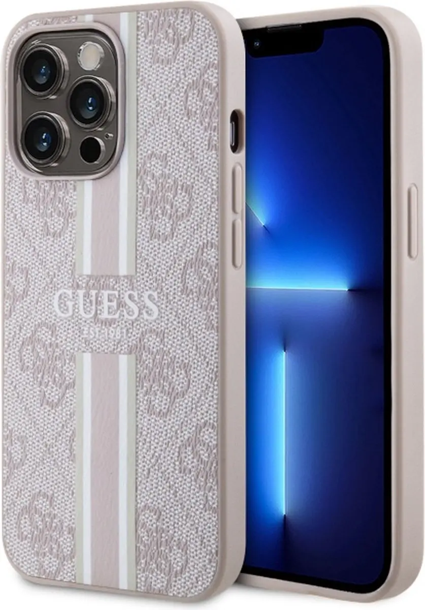 Guess 4G Printed Stripes Hard Case Back Cover