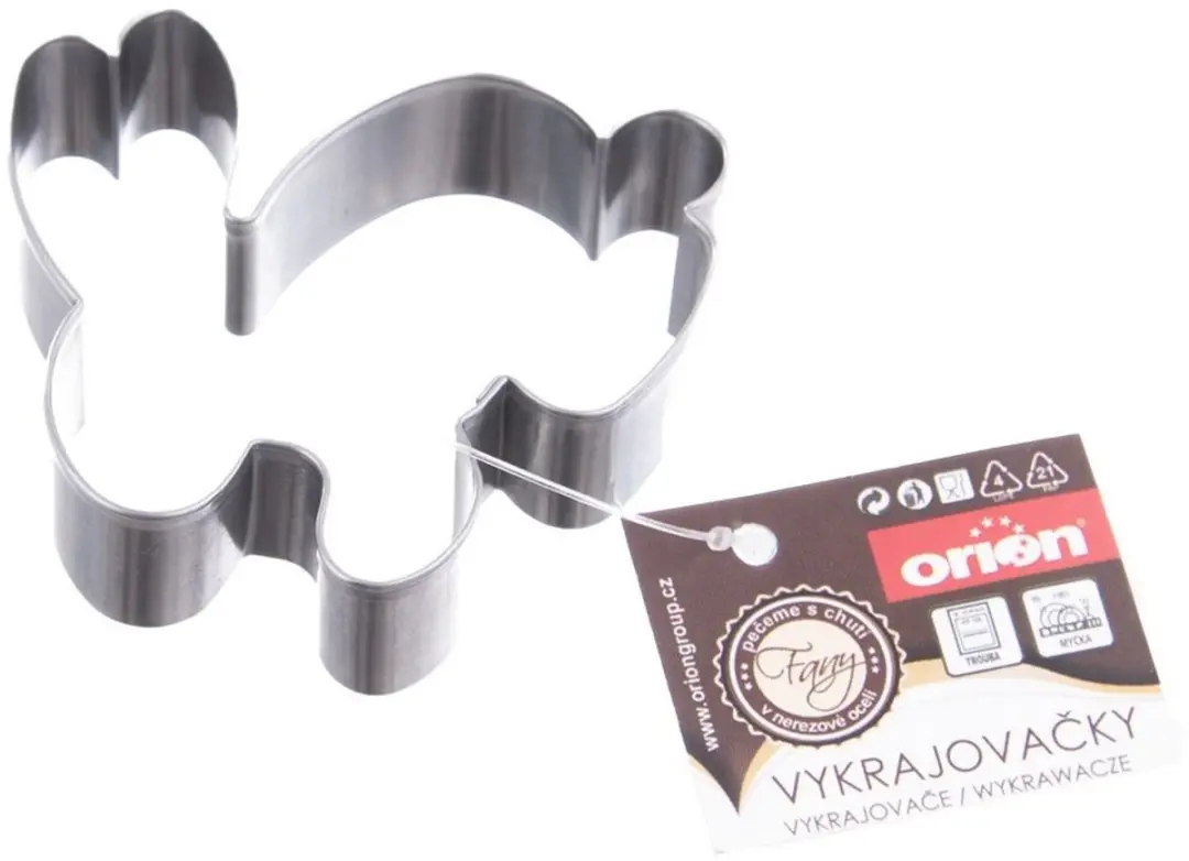 Orion Stalen Koekjesuitsteker 6,5 cm - Zilver - afbeelding 2 van 2
