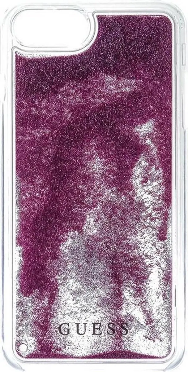GUESS Liquid Glitter Triangle Back Case