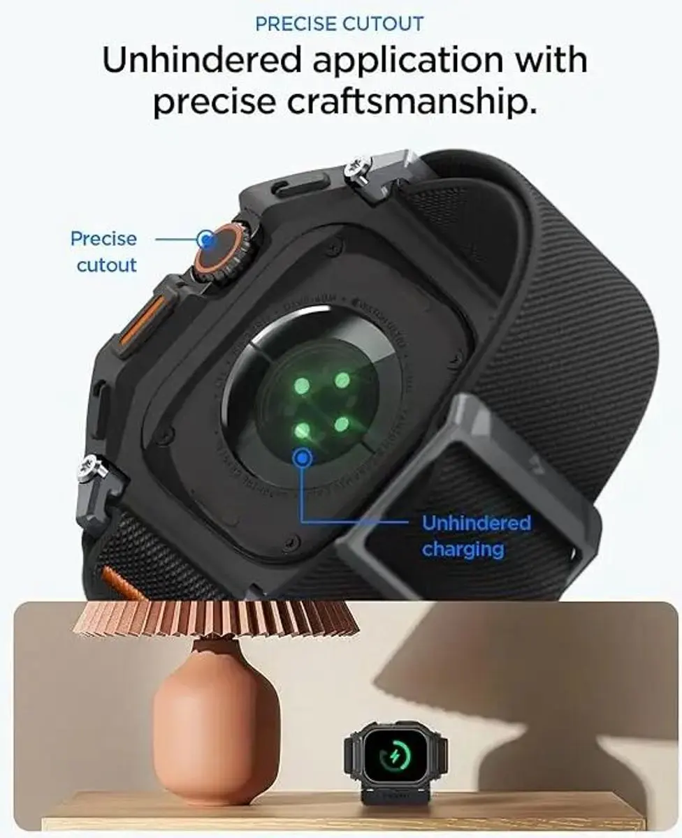 Spigen Lite Fit Pro Hoesje Apple Watch Ultra 3/2/1 - Zwart