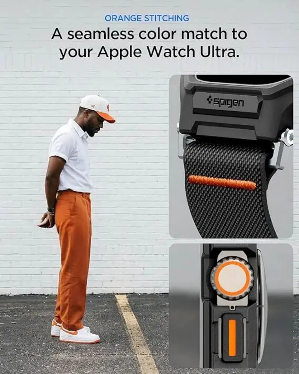 Spigen Lite Fit Pro Hoesje Apple Watch Ultra 3/2/1 - Zwart - afbeelding 6 van 6