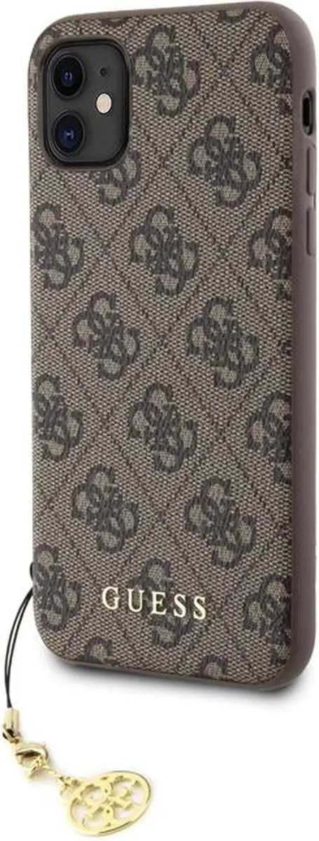 GUESS 4G Charms Back Cover - iPhone XR - Bruin