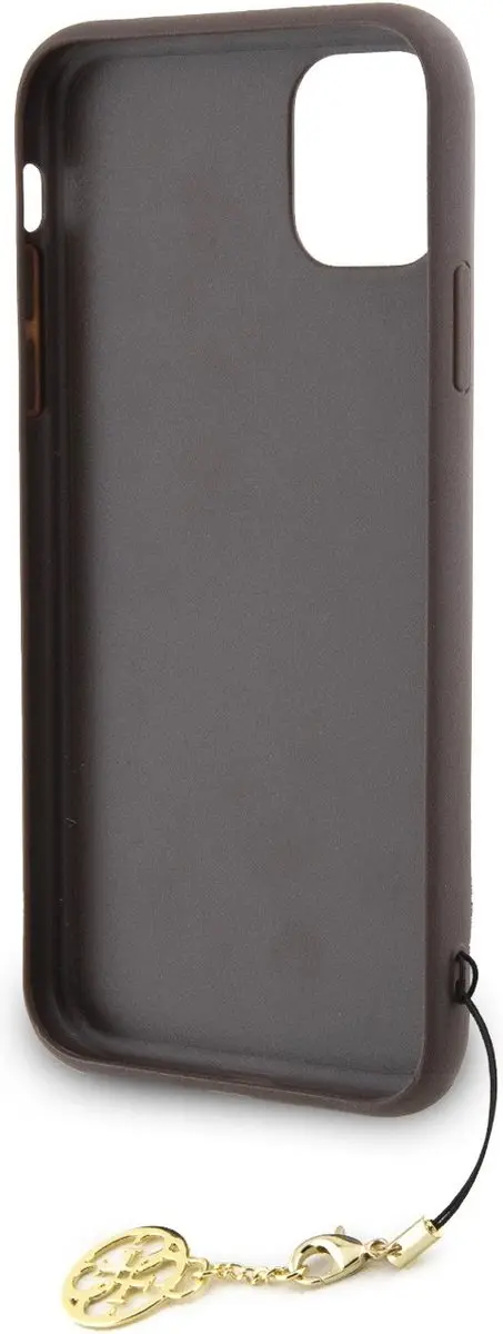 GUESS 4G Charms Back Cover - iPhone XR - Bruin