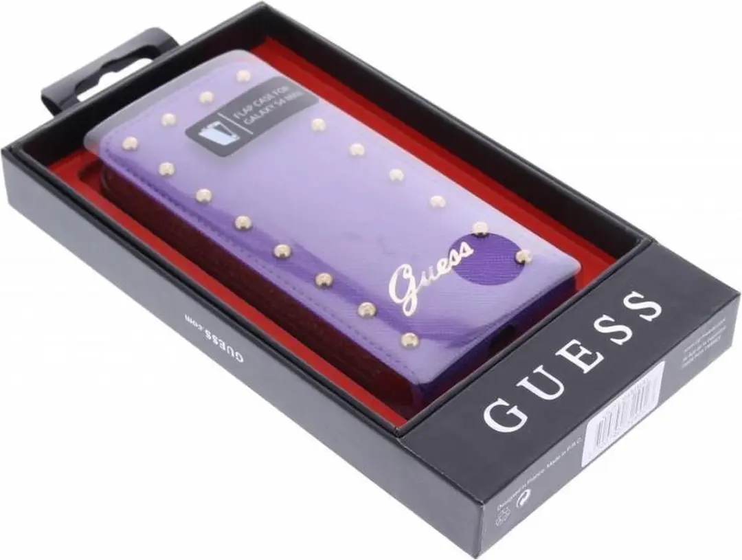 GUESS Studded Flip Case i919032883503 - Paars