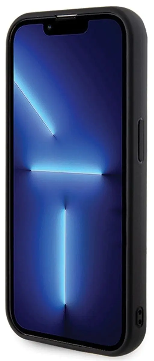 GUESS Quilted Metal Logo Hoes iPhone 15 Pro Max - Zwart - afbeelding 6 van 6
