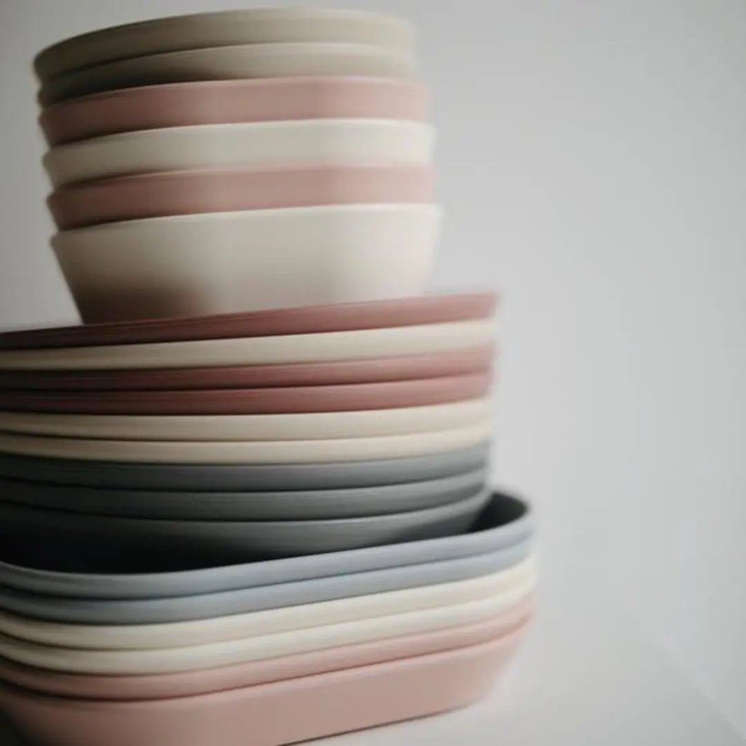 Mushie Kom Vierkant Ivory - 2 Stuks