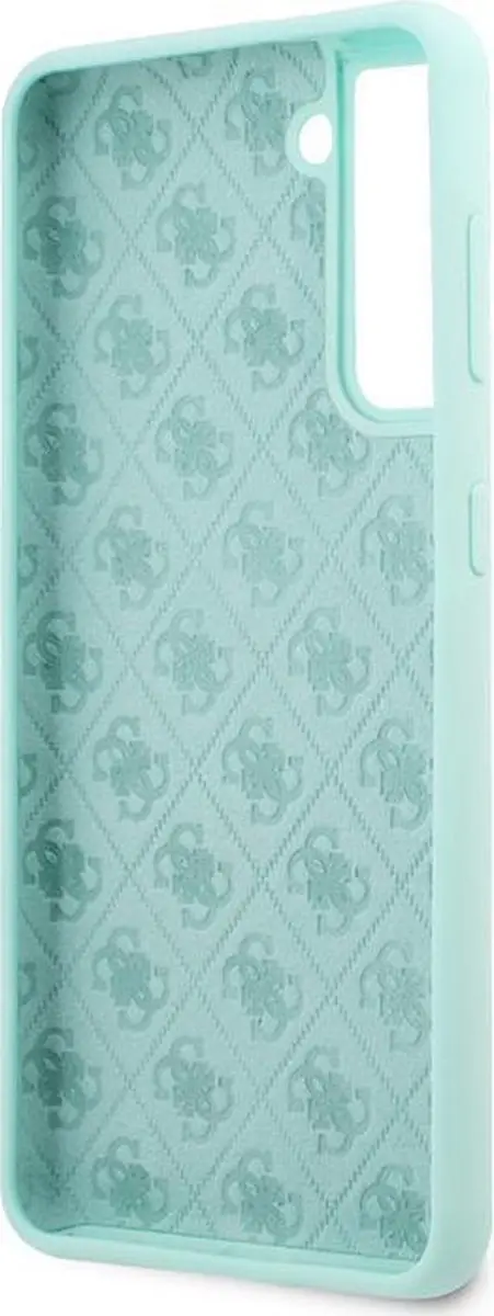 Guess GUS21SRLBL Silicone Hoes - Samsung Galaxy S21 - Lichtblauw