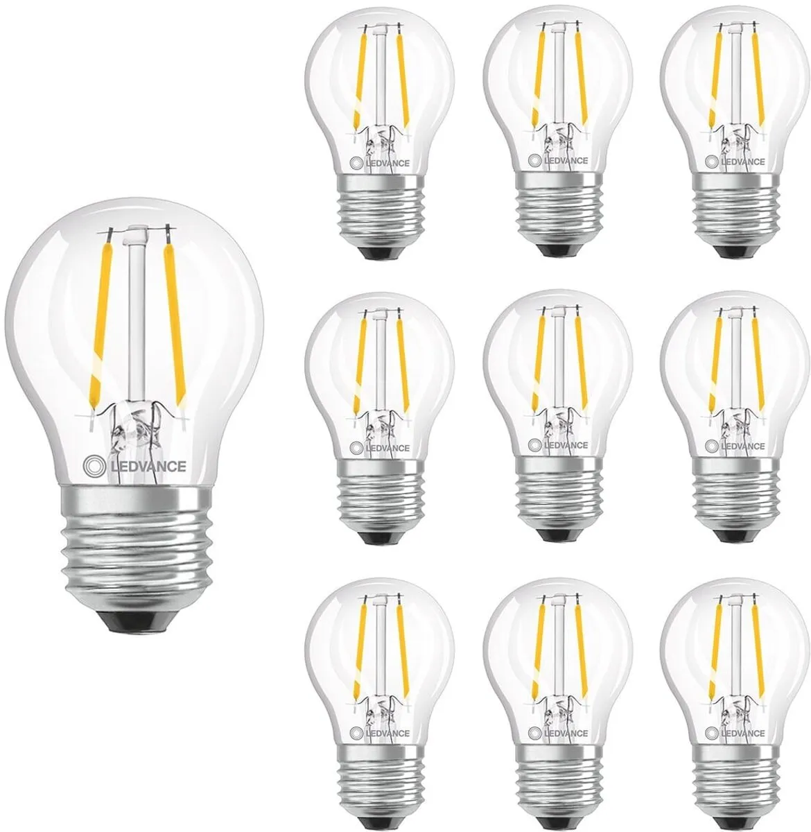 LEDVANCE P45 E27 LED Filamentlamp 1.5W 136lm