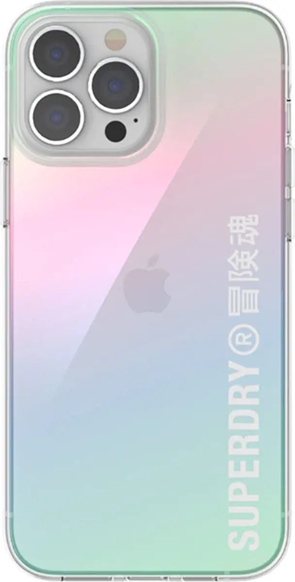 Superdry Clear Series TPU Hoesje iPhone 13 Pro Max - Meerkleurig