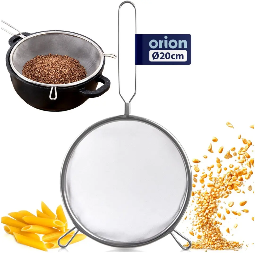 Orion Zeef Edelstaal 20cm - Bolzeef - Zilver