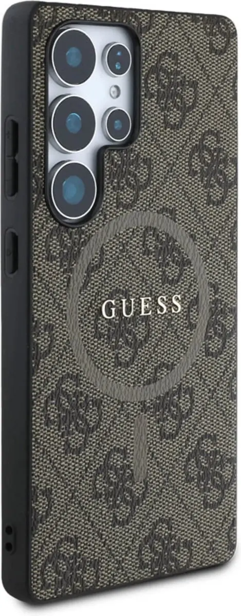 Guess PU Leer Hoes Samsung Galaxy S25 Ultra - MagSafe - 13279 - Bruin