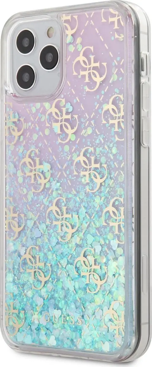 Guess iPhone 12 Pro Max Hoesje S212-4 - Roze
