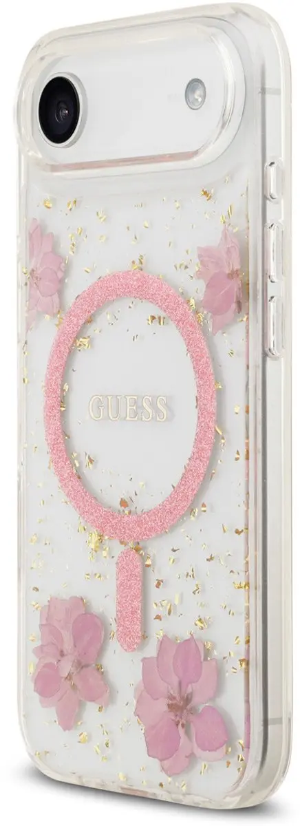 GUESS iPhone 17 Air Hoesje - Roze - MagSafe