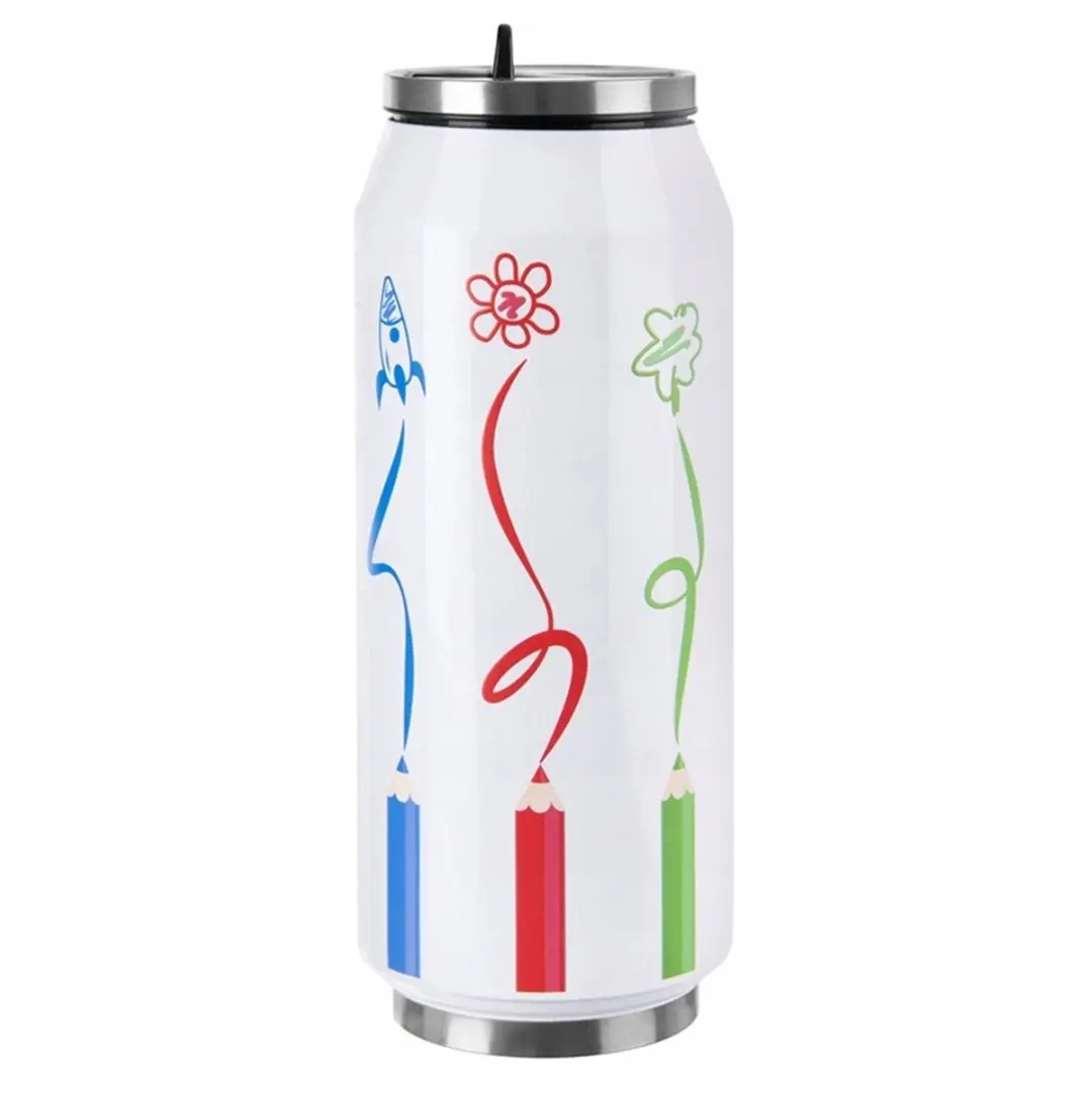 Orion Thermosbeker 500ml Multicolor - Vacuümgeïsoleerd