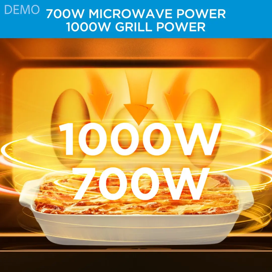 Midea MM20CF2EBK Magnetron 20L - 700W - Zwart