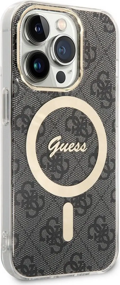GUESS IML 4G Back Case - iPhone 15 Pro - Grijs