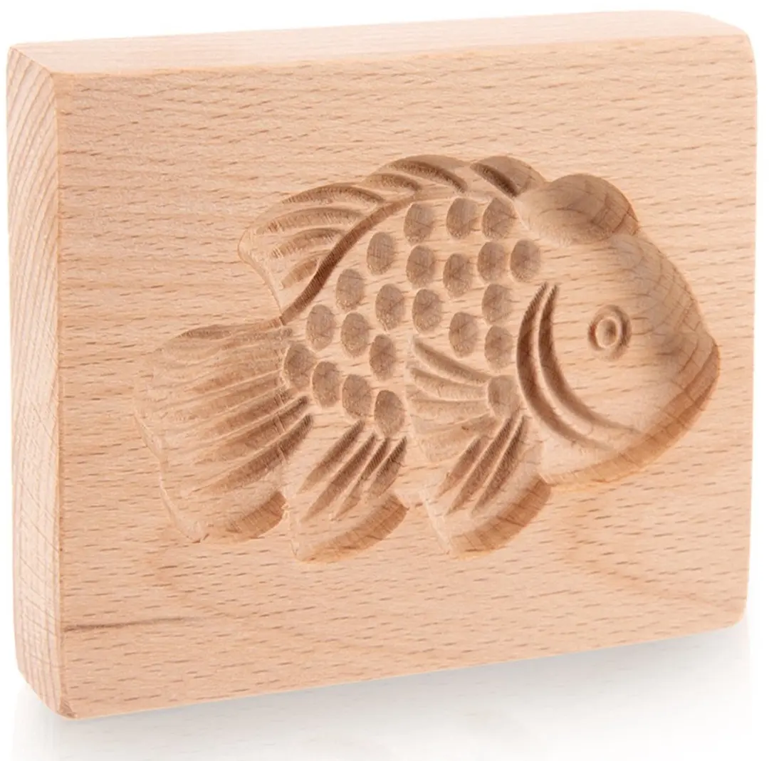 Orion Houten Vis Koekjesvorm 10x8cm