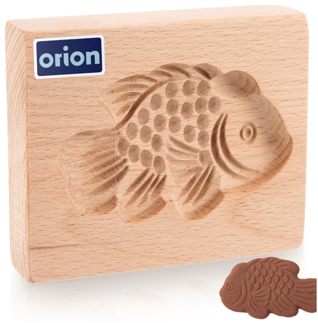Orion Houten Vis Koekjesvorm 10x8cm