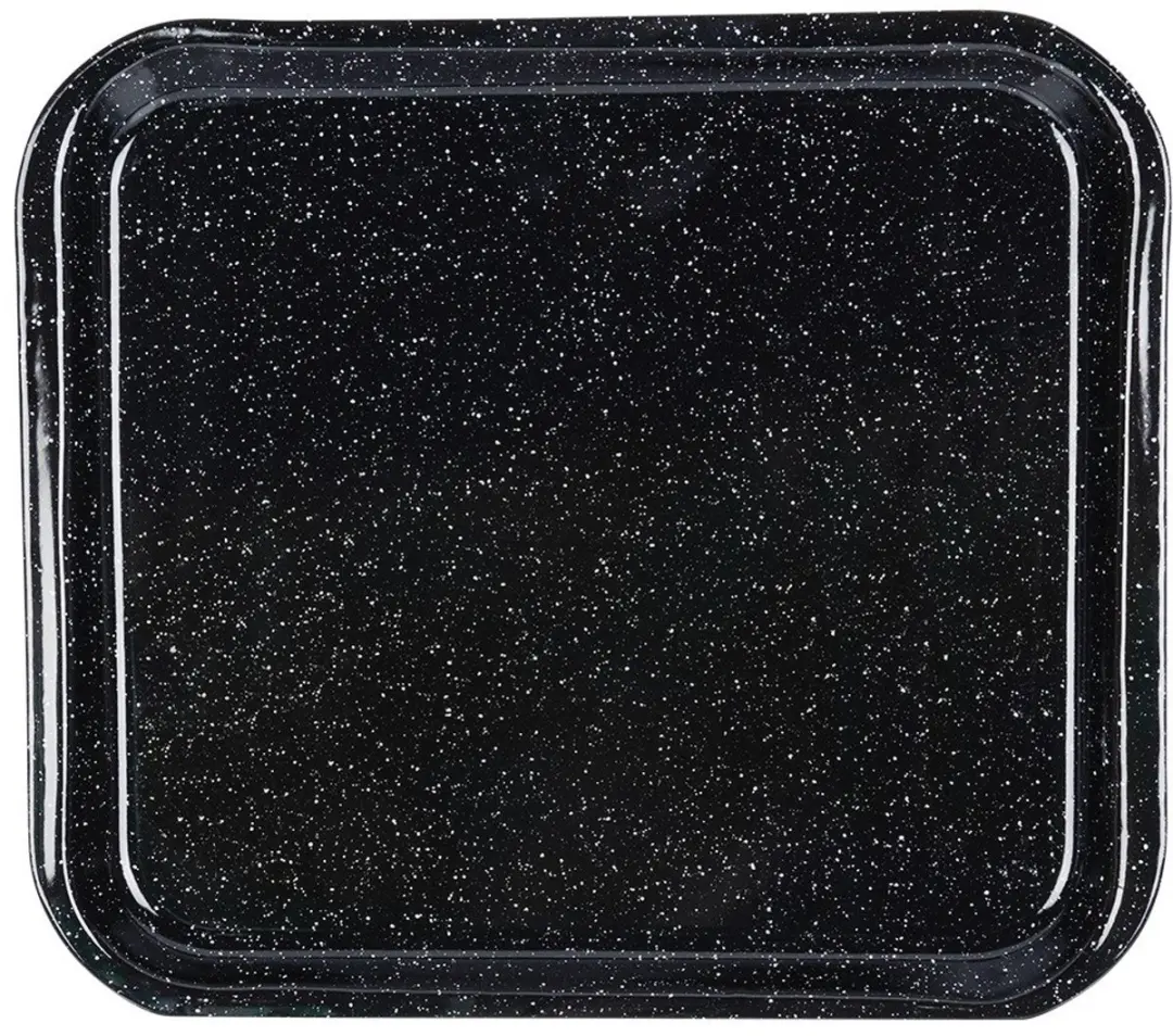 Orion Geëmailleerde Bakplaat 41,5x37cm - Zwart