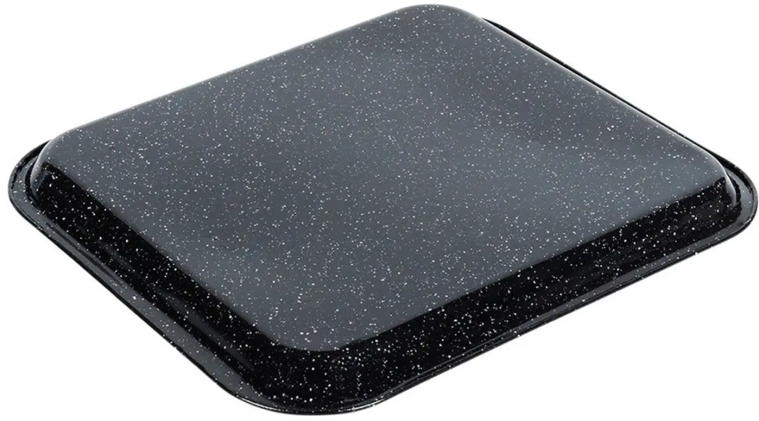 Orion Geëmailleerde Bakplaat 41,5x37cm - Zwart