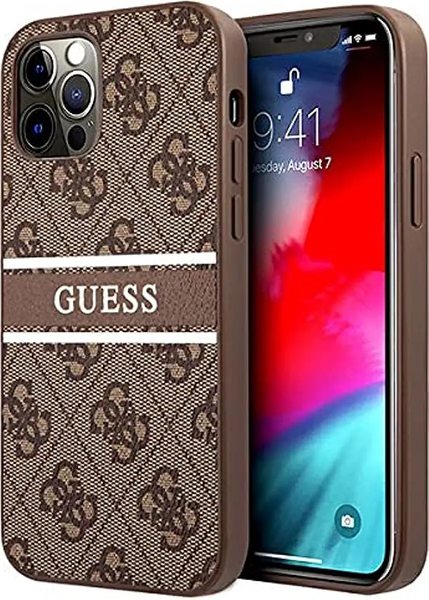 GUESS 4G Stripe Etui iPhone 12/12 Pro