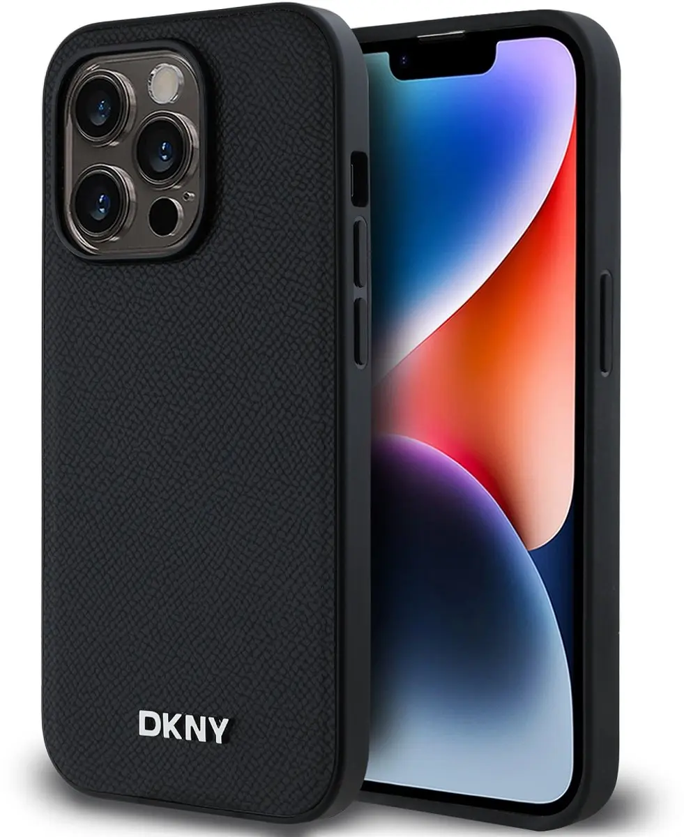 DKNY Hoesje iPhone 14 Pro Max MagSafe - Zwart DKHMP14XPGHLMK