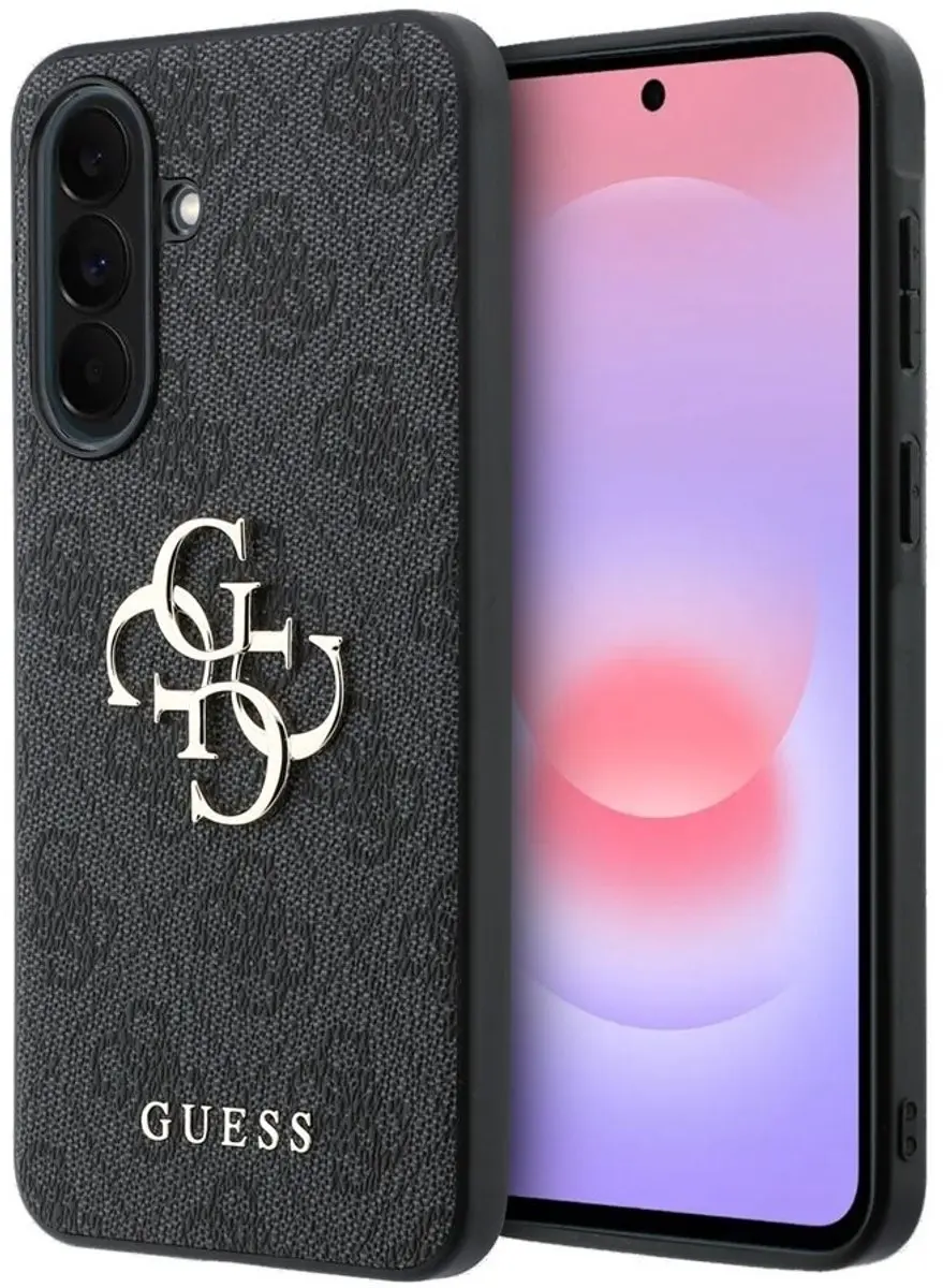 GUESS Hoesje Samsung Galaxy A37 - PU Leren Grijs - 14938