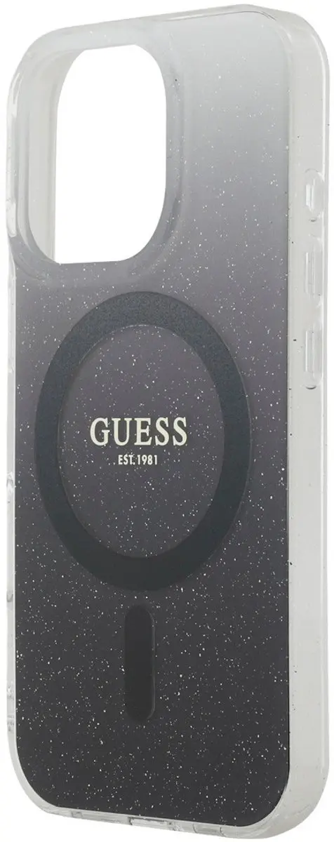 GUESS iPhone 16 Pro Hoesje MagSafe - Zwart - afbeelding 6 van 6