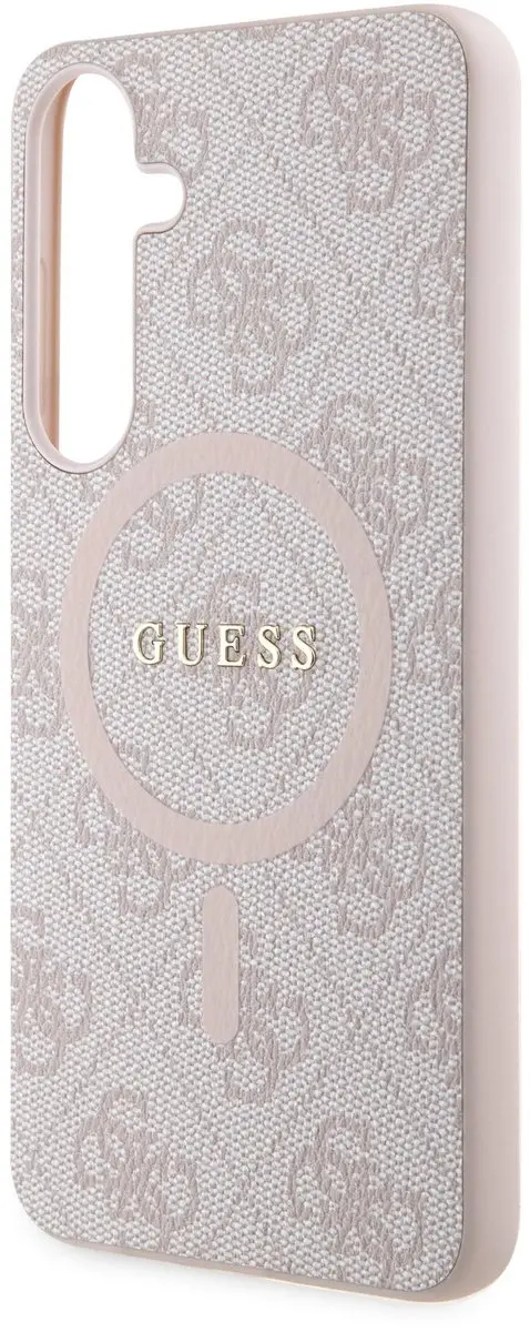 Guess 4G Back Case MagSafe S24 Plus - Roze