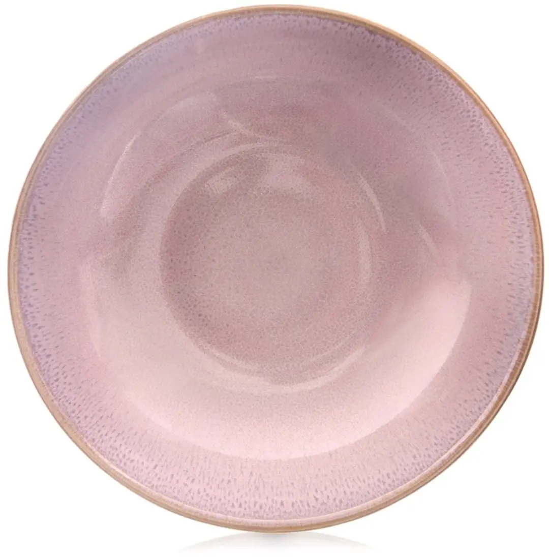 Orion Diep Bord Keramiek Roze 21cm